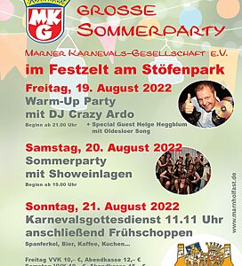 Marne Sommerparty 2022